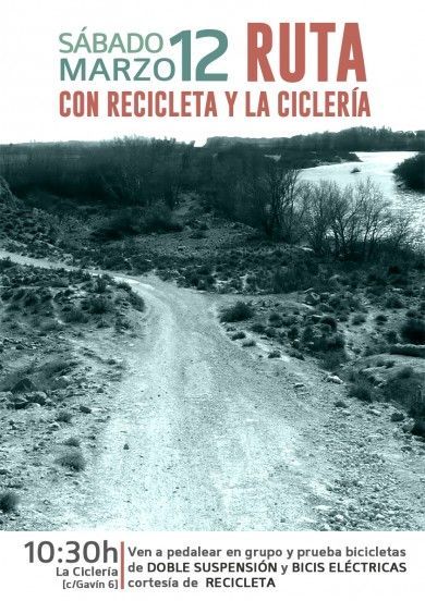 Salida en bici en Zaragoza